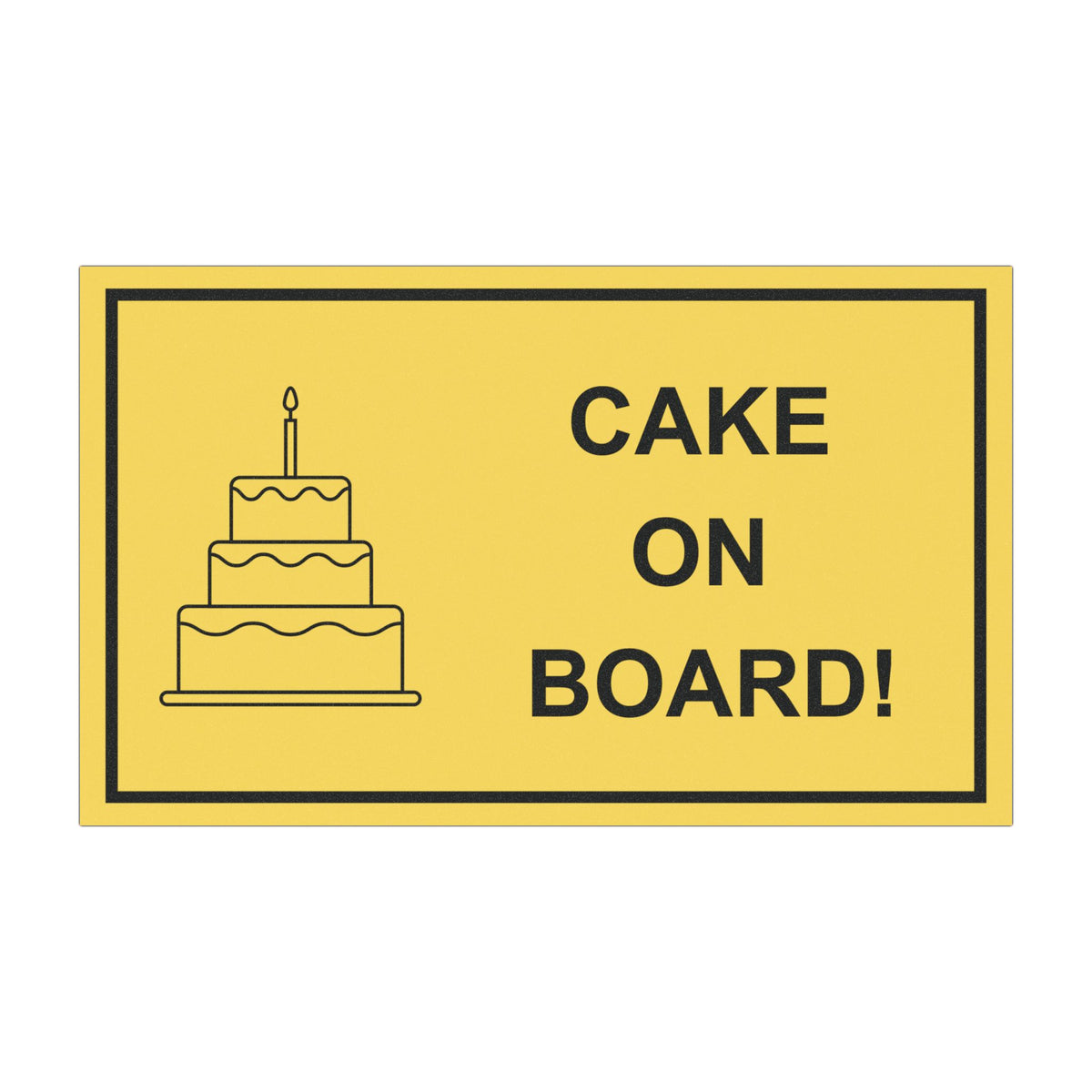 Cake Delivery Car Magnet